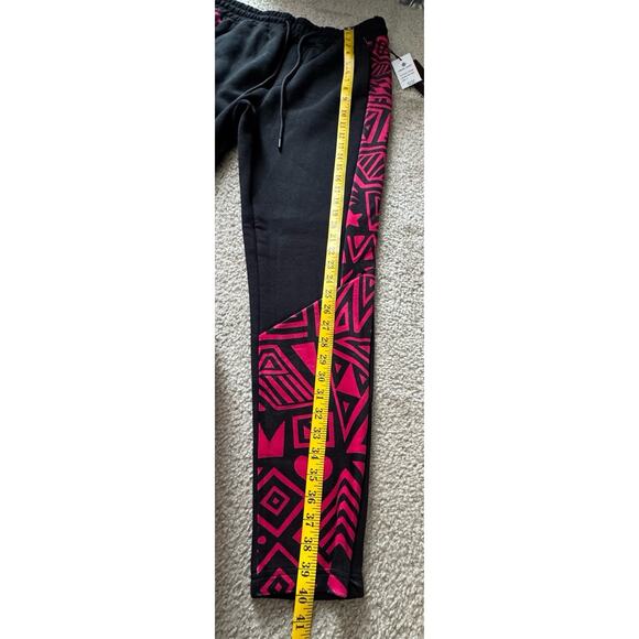 CREATE 2MRW Stuff Casual Active Jogging Pants Hot Pink Black Size Small NWT New - Picture 4 of 9